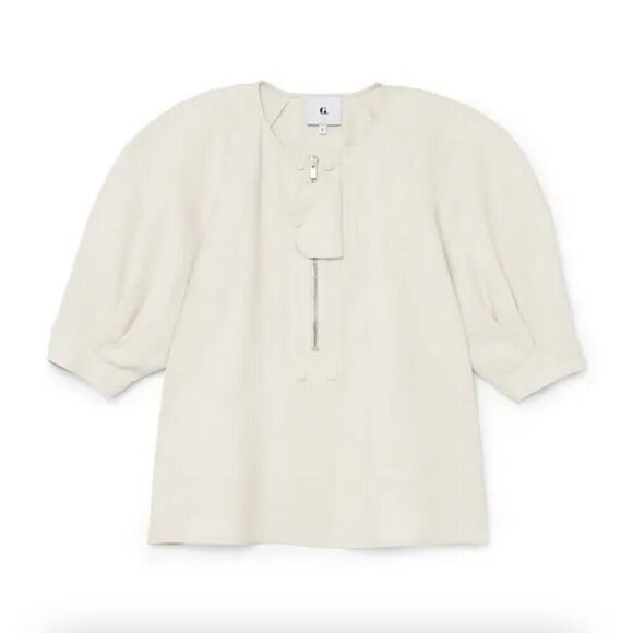 G. Label by Goop Sylvia Zip-Up Top - Picture 1 of 8